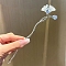 Alloy Hair Sticks, Hair Accessories for Women Girls, Leaf, 180mm
