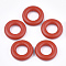 Painted Wooden Linking Rings, Ring, Red, 24.5x6mm, Hole: 12mm