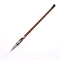 Bristle Chinese Calligraphy Brush Pen, with Wooden Pen Holder, Coffee, 26x1.15cm, Brush: 7.6x1.1cm