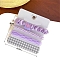 Cloth Hair Ties, Plum, Package Size: 90x80x12mm
