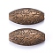 CCB Plastic Beads, Horse Eye, Antique Bronze, 28x14x5.5mm, Hole: 1.8mm