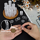 プラスチック製のコイン収納ボックス  フラットラウンド  透明  19.5x4.5mm  内径：16mm&nbsp;CON-WH0099-89-3