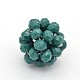 Imitation Jade Glass Round Woven Beads GLAA-A034-6mm-B07-1