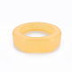 女性のための分厚い透明なアクリルの指輪  ミックスカラー  usサイズ7 1/2(17.7mm) RJEW-T010-17-5