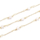Handgefertigte Perlenketten aus Messing CHC-M021-10LG-1