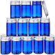 50gの空のペットプラスチック詰め替えクリームジャー  ポータブル化粧品容器  アルミネジキャップ付き  ブルー  4.95x4.8cm 容量：50g MRMJ-WH0054-03B-1