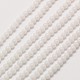 Opaque Glass Round Beads Strands G-A130-2mm-01-1