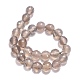 Chapelets de perles en agate grise naturelle G-G067-8mm-1-3