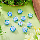 Perle di lampwork fatte a mano da 10 pz&nbsp;LAMP-TADJ0001-01F-5