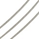 タイガーテールワイヤー  ナイロン被覆ステンレス鋼  銀白色の  直径0.35mm  約164.04フィート（50m）/ロール X-L0.35MM01-2