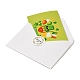 Rechteckige Papiergrußkarte zum St. Patrick's Day AJEW-D060-01C-2