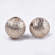 Perles recouvertes de tissu de fil de polyester WOVE-T009-20mm-07-2