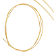 パンダホール エリート 50cm スターリングシルバー ワイヤー  ラウンド  ゴールドカラー  20ゲージ  0.8mm STER-PH0001-19A-1