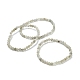Labradorite naturelle bracelets extensibles de perles BJEW-D446-A-42-1