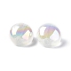 UV Plating Luminous Transparent Acrylic Beads OACR-P010-05D-5
