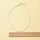 Fabricación de collar de cordón de algodón encerado 20pcs DIY-FS0003-92-2
