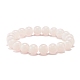 10MM Imitation Jade Glass Round Beads Stretch Bracelet for Women BJEW-JB07422-5