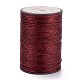 Round Waxed Polyester Thread String YC-D004-02E-131-1