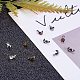 Pandahall Elite ca. 600 Stück 6 Farbe Perlen Spitzen Knotenabdeckungen IFIN-PH0024-17-6