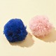 10Pcs 5 Colors Handmade Faux Rabbit Fur Pom Pom Ball Covered Pendants WOVE-FS0001-03-4