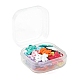 36Pcs 9 Colors Spray Painted Alloy Charms X1-FIND-LS0001-55-7