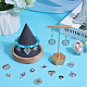Sunnyclue 40 pièces 10 styles alliage cristal strass pendentifs FIND-SC0006-72-4