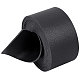 GORGECRAFT Black Leather Strap 2m x 37.5mm Double-Sided Lychee Pattern Flat Leather Cord 1.8mm Thick Imitation Leather Strip for DIY Craft Projects Pet Collars Belts Jewelry Making Wrapping Threads LC-WH0010-01B-01-1