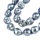 Fili di perle di plastica imitazione perla abs KY-N015-15-A02-3