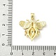 Латунные микро проложить кубического циркония подвески KK-F905-19G-01-3