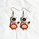 Boucles d'oreilles pendantes en acrylique pour Pâques&nbsp;FS-WG38FCF-06-1