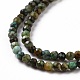 Brins de perles turquoises africaines naturelles (jaspe) G-P472-02-3