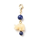 Décorations de pendentif en perles de pierres précieuses naturelles HJEW-JM00711-01-2