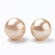 Eco-Friendly Plastic Imitation Pearl Beads MACR-S277-3mm-C13-3