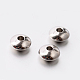 201 Stainless Steel Rondelle Spacer Beads STAS-E082-04-1