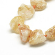 Chapelets de perles de citrine naturelle G-R421-11-1