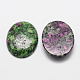 Oval Natural Ruby in Zoisite Cabochons G-K020-25x18mm-09-2