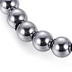 Bracelets extensibles en perles de pierre terahertz X-BJEW-L666-01E-2