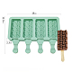 Food Grade DIY Rectangle Ice-cream Silicone Molds DIY-D062-05A-6