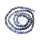 Fili di perle di iolite / cordierite / dicroite naturali G-P457-A02-11-3