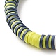 Handgefertigtes Polymer-Ton-Heishi-Perlen-Stretch-Armband BJEW-JB07326-01-5