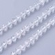 Fili di perle di topazio bianco naturale G-F619-28-3mm-1