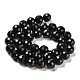 Natural Black Tourmaline Beads Strands G-K345-A04-03-3
