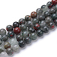 Natural African Bloodstone Beads Strands G-R345-6mm-50-1