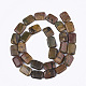 Piedra picasso natural / cuentas de jaspe picasso hebras G-S355-03-2