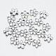 Back Plated Faceted Flower Taiwan Acrylic Rhinestone Beads ACRT-M05-10-08-1