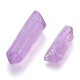 Plaquer des perles de cristal de quartz naturel KK-F757-G01-2