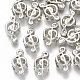 Placage de perles européennes en plastique ABS KY-T019-14-1