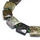 Chapelets de perles en jade africaine naturelle G-F725-16-3