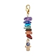 3Pcs 3 Styles Chakra Jewelry Alloy Enamel Pendant Decorations HJEW-JM01683-4