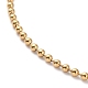 304 Stainless Steel Ball Chain Necklaces NJEW-I245-04A-G-3